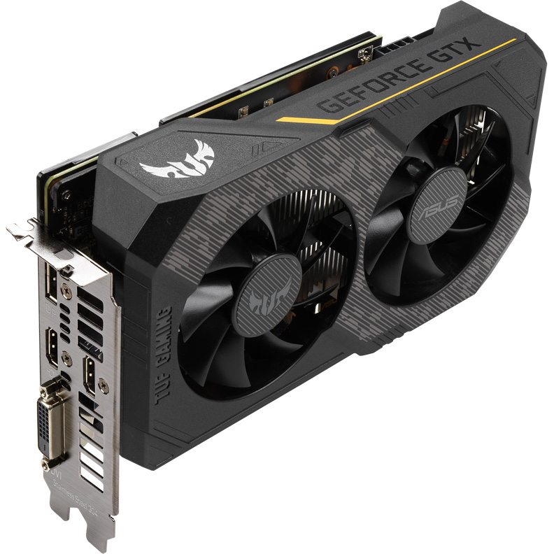 Видеокарта ASUS GeForce GTX 1660 Ti TUF GAMING OC 6Gb (TUF-GTX1660TI-O6G-EVO-GAMING)