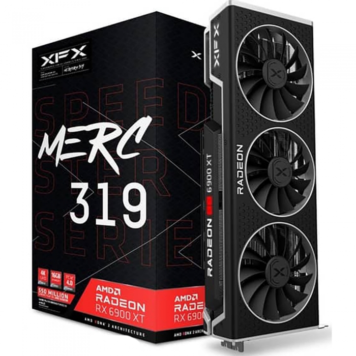 Видеокарта XFX Radeon RX 6900 XT Speedster MERC319 16Gb (RX-69XTATBD9)