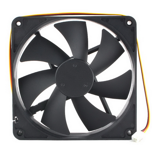 Вентилятор Gembird D14025HM-3 140x140x25, гидродинамический, 3 pin, провод 40 см {80} (795014)