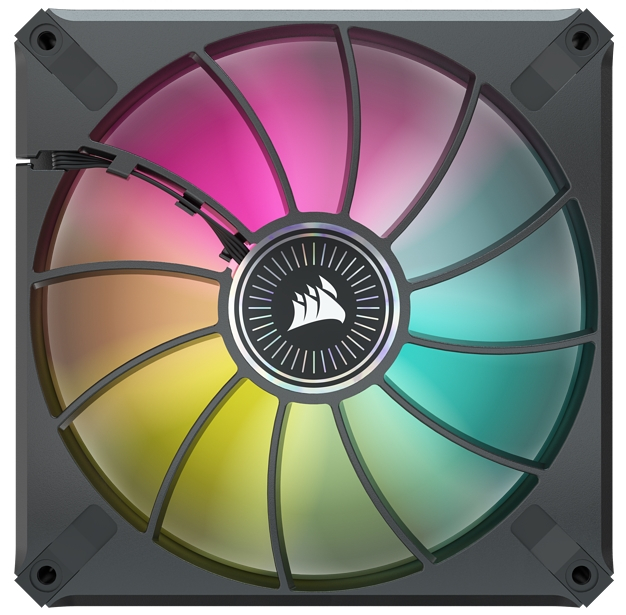 Вентилятор для корпуса Corsair iCUE ML140 RGB ELITE Black 140mm (CO-9050114-WW)