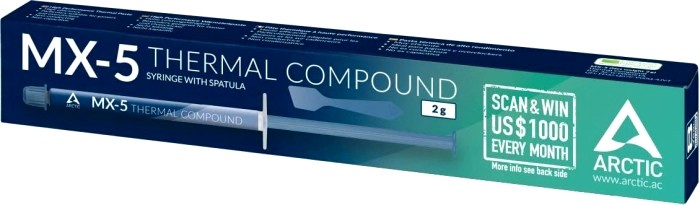 Термопаста Arctic Cooling MX-5 Thermal Compound 2г (ACTCP00044A)