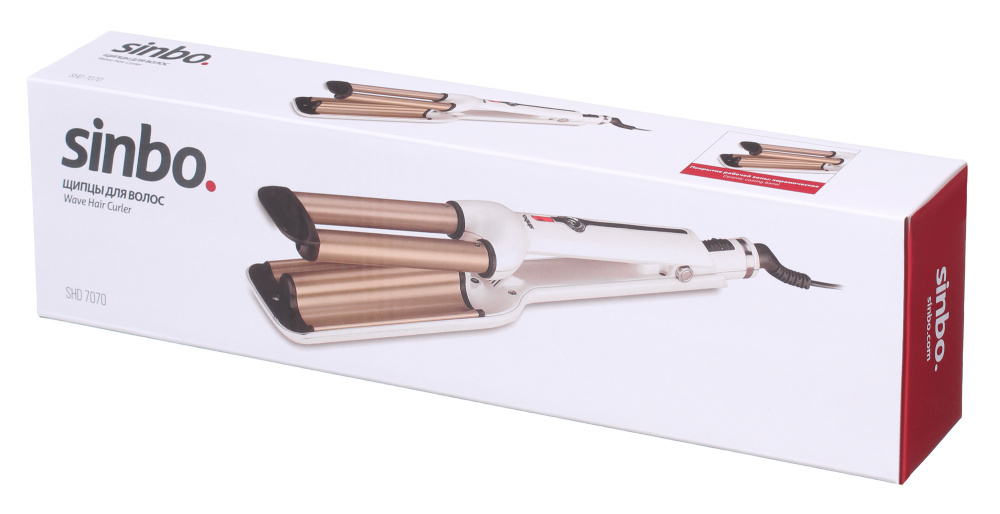Щипцы Sinbo SHD 7070 40Вт макс.темп.:200С покрытие:керамическое белый
