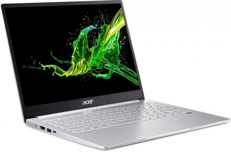 Ноутбук Acer Swift 3 SF313-52G-70LX 13.5'' QHD (2256x1504) IPS/Intel Core i7-1065G7 1.30GHz Quad/16 GB+1TB SSD/GF MX350 2 GB/WiFi/BT5.0/1 MP/Fingerprint/4cell/1,19 kg/W10Pro/3Y/SILVER